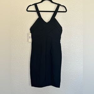 NWT Laundry By Shelli Segal Black Mini Dress Size 4